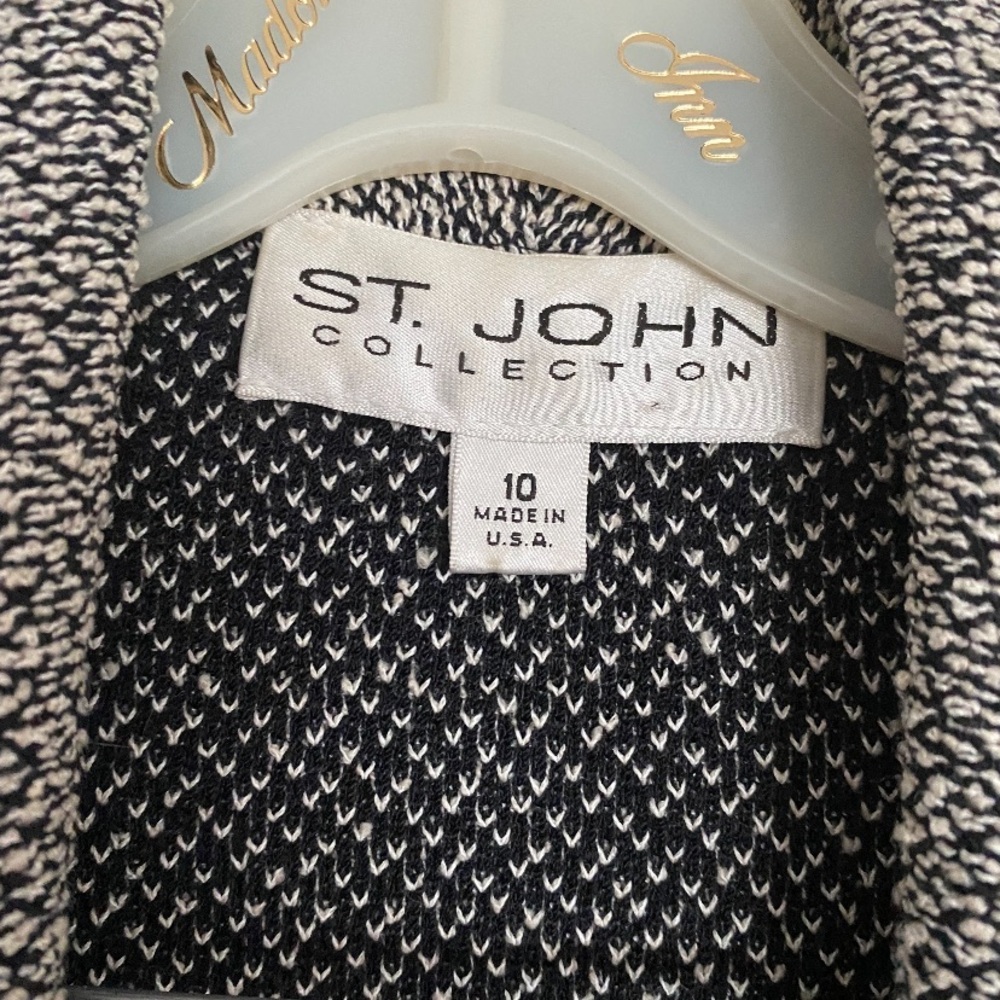 St. John knit blazer and skirt set